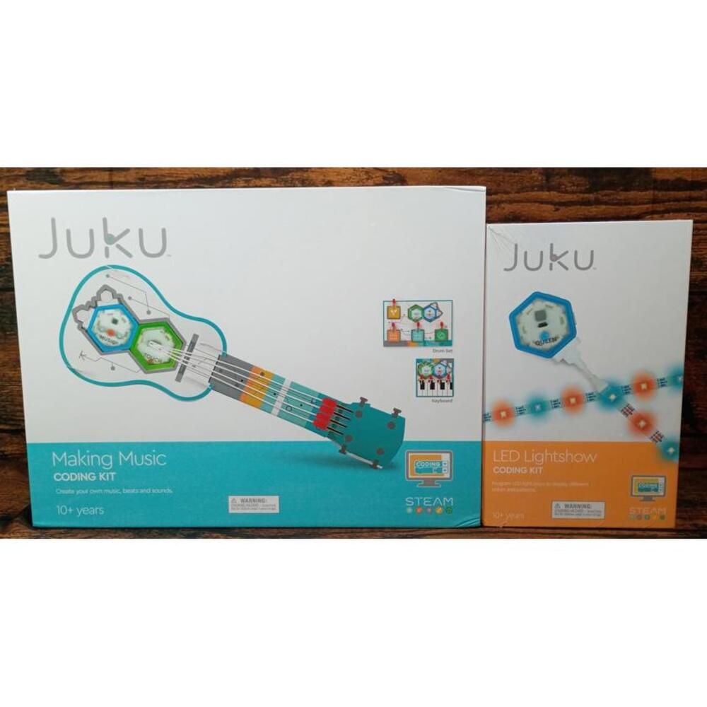 Juku Making Music Coding Kit‎ & LED Lightshow Coding Kit STEAM Educational Toys